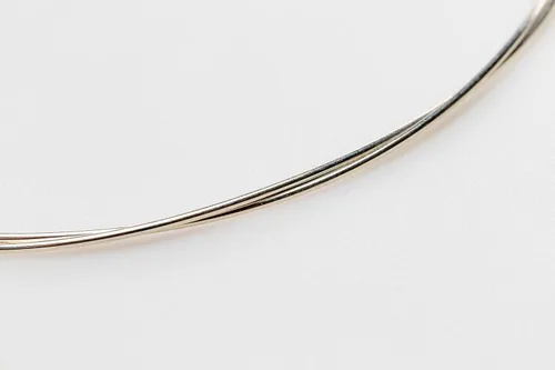 Vista 3 de CRAFT WIRE Calibre 6, alambre de plata de ley 925 (redondo) extremadamente suave hecho en EE. UU. - 15 cm Sterling Silver Wire for Jewelry Making