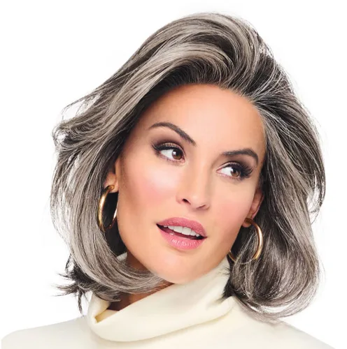 Vista 9 de Raquel Welch Flying Solo - Peluca para niños, 100% atada a mano por ropa de pelo, gorra pequeña promedio, RL10/12 castaño iluminado por el sol