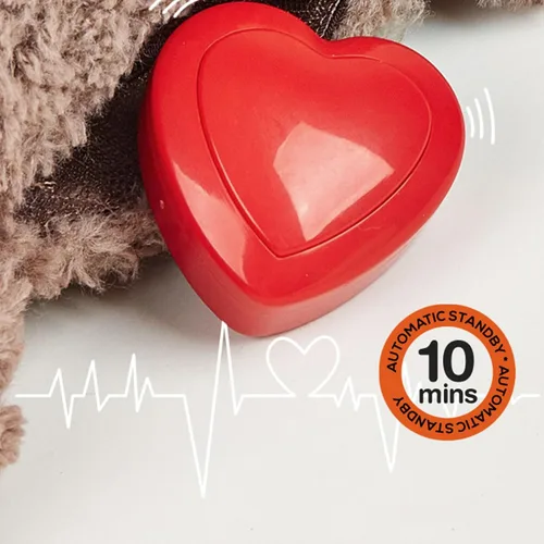 Vista 8 de Almohada relajante de felpa para perros con sonido de latido del corazón y sonido de relajación para perros