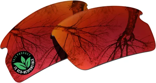Vista 2 de Raydi Lentes de repuesto de policarbonato y kits de goma para Oakley Flak 2.0 Flak 2.0 XL Flak 2.0 Asian Fit