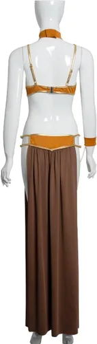 Vista 4 de FOFODUCK Disfraz de esclava de princesa para mujer, sexy, vestido de lencería de Halloween, uniforme