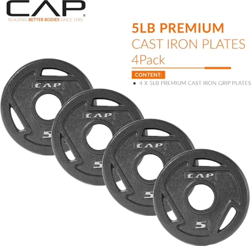 Vista 2 de CAP Barbell Placa de peso olímpica de 2 pulgadas Múltiples opciones