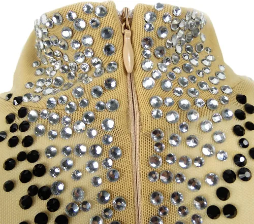 Vista 3 de LIUHUO Vestido de patinaje sobre hielo Vestido de patinaje artístico para mujer