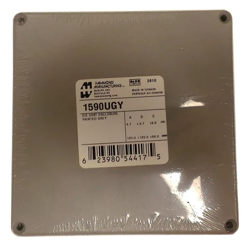 Vista 10 de Hammond Manufacturing 1590B DIECAST Caja 4.4X2.3X1.1 Plateado