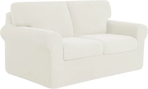 Vista 74 de SUBRTEX Juego de 5 fundas elásticas para sofá, fundas de cojín para respaldo, colección de protectores de muebles, para sofá de gran