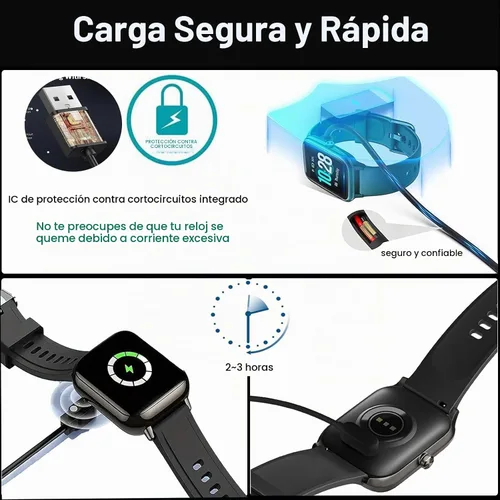 Vista 5 de Compatible con cargador de reloj inteligente Argom Skeiwatch C30 C70, [2 unidades, modelo A+modelo B, solo un ajuste] Cable de carga magnético