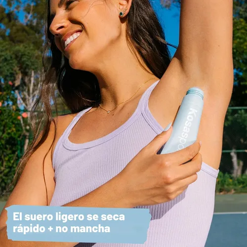 Vista 4 de Kosas Chemistry AHA Serum Deodorant Roll-On for Sensitive Skin, Beachy