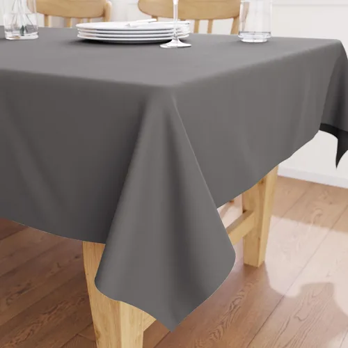 Vista 10 de Encasa XO Mantel rectangular de lona de algodón de 56 x 120 pulgadas, lavable a máquina, mantel blanco para comedor en interiores y exteriores