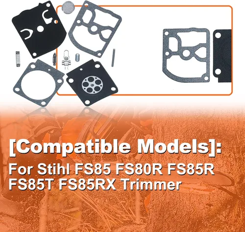 Vista 3 de Para Stihl FS85 FS80R FS85R FS85R FS85T FS85RX recortadora, kit de reparación de carburador, para Zama C1Q-S70A C1Q-S150 C1Q-S153 C1Q-S160 C1Q-S165