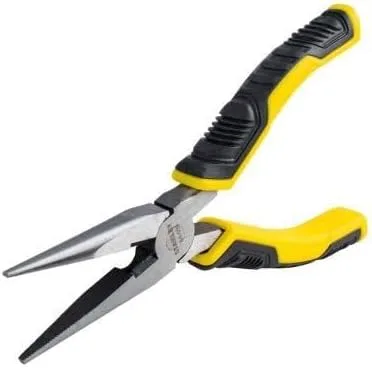 Vista 2 de Stanley 84-031W Alicates de corte de nariz larga bimaterial de 6 pulgadas