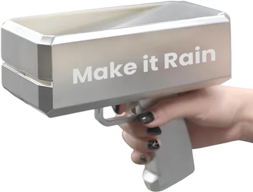 Vista 8 de Pistola de Dinero Automática de Juguete Pistola Disparadora de Dinero Make It Rain para Fiestas, Eventos de Club, Navidad, Halloween, Fiestas