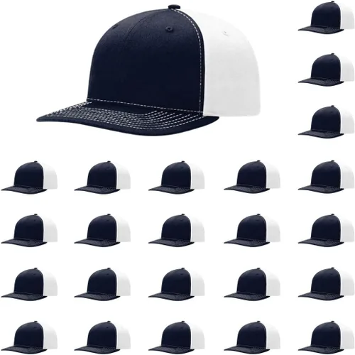 Vista 14 de Richardson 312 Gorra de béisbol ajustable con correa trasera de sarga Paquetes a granel disponibles - Talla única