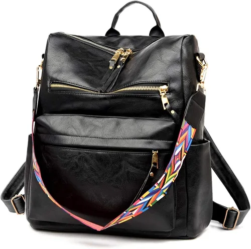 Vista 2 de ZOCILOR Mochila de moda para mujer, bolso multiusos con diseño convertible, bolso de hombro, bolsa de viaje