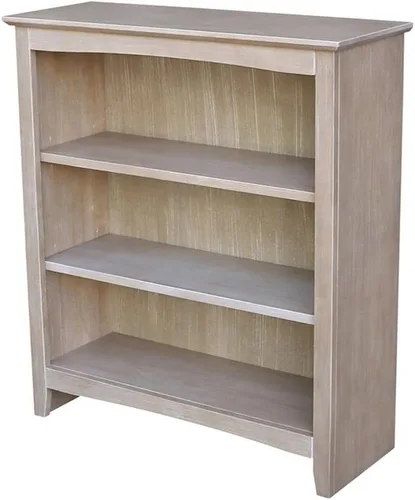 Vista 14 de Estantería Shaker de madera maciza, 36" de alto, color blanco