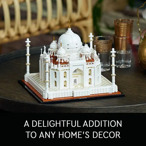 Vista 7 de LEGO Architecture Taj Mahal 21056 Set de Construcción - Colección de Monumentos, Modelo para Exhibición, Idea de Regalo de Decoración del Hogar
