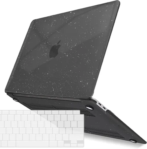 Vista 35 de IBENZER Compatible con Nuevo MacBook Air de 13 pulgadas Funda 2022 2021 2020 M1 A2337 A2179 A1932, Carcasa Rígida de Plástico con Cubierta de azul