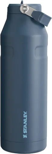 Vista 22 de STANLEY - Botella de agua IceFlow Flip Straw 2.0 con pajilla abatible, abertura más grande, acero inoxidable aislado, sin bisfenol A, 16 onzas