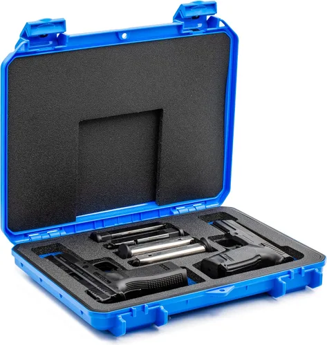 Vista 15 de Evergreen Funda protectora compacta discreta con bloqueo de 2 pistolas y 4 cargadores - CCW/seguro de viaje/especificaciones
