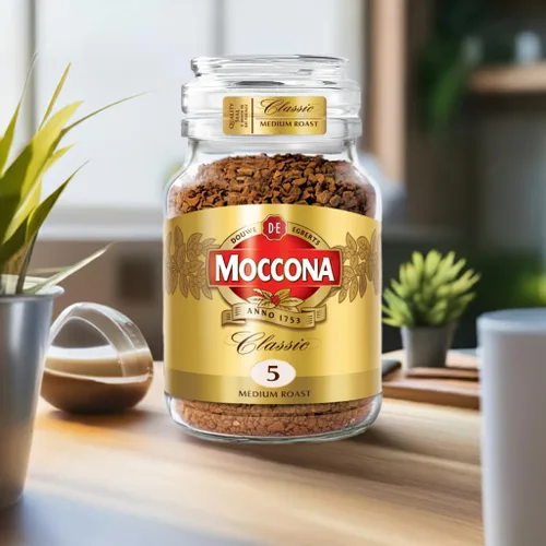 Vista 5 de Moccona Café 3.53 oz Café liofilizado tostado medio