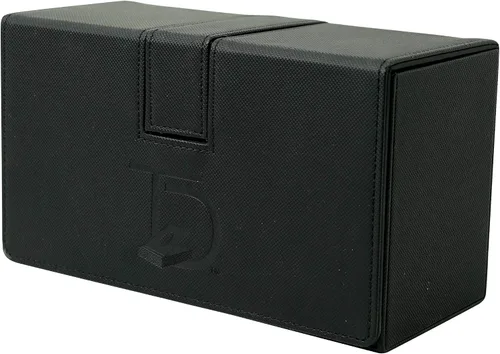Vista 5 de TopDeck Más de 200 cartas dobles Pro - Compartimentos dobles premium para máxima protección y almacenamiento de tarjetas - Soporte para caja