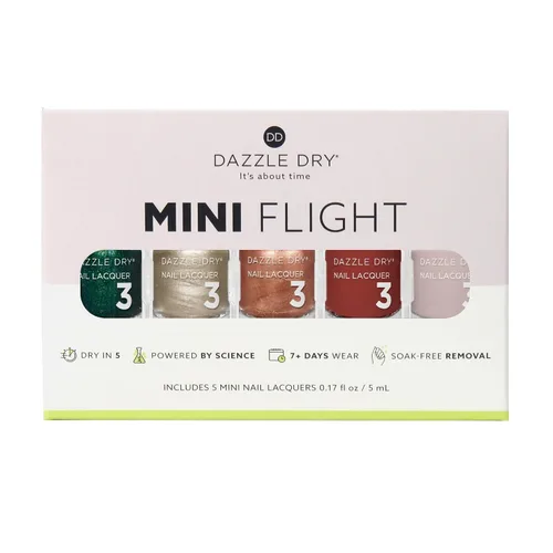 Vista 2 de Dazzle Dry Mini Flight - Afterparty - 5 mini esmaltes de uñas