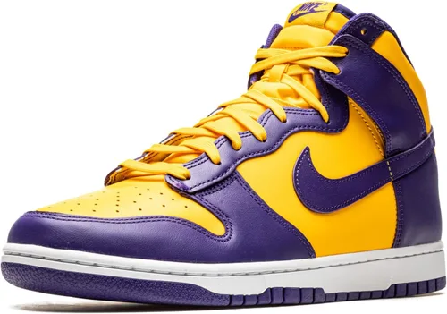 Vista 4 de Nike Hombres Dunk High Retro DD1399 500 Lakers - Talla 7, Púrpura (Court PurpleCourt Purple)