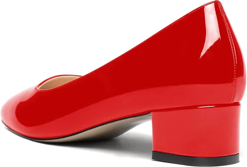 Vista 7 de WAYDERNS Zapatos de tacón bajo grueso con punta cuadrada para mujer, de 1.5 pulgadas