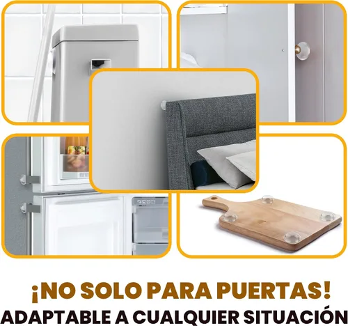 Vista 9 de Tapones de puerta protectores de pared de 1.5 pulgadas, reutilizables