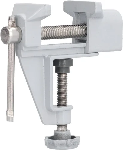 Vista 5 de Tornillo de mesa, herramienta de tornillo de banco y tubería, abrazadera multifuncional para mesa resistente, abrazadera de tornillo de banco