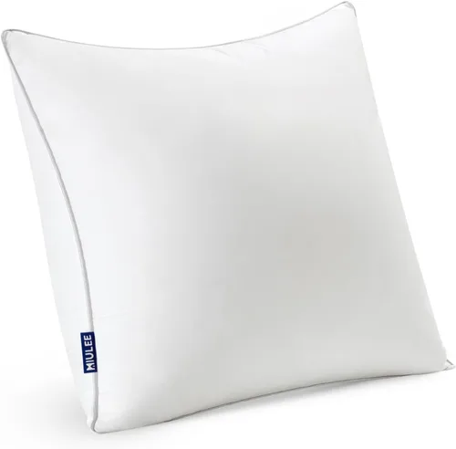 Vista 15 de MIULEE Almohada decorativa de 14 x 36 pulgadas con funda de algodón 100% rectangular para sofá