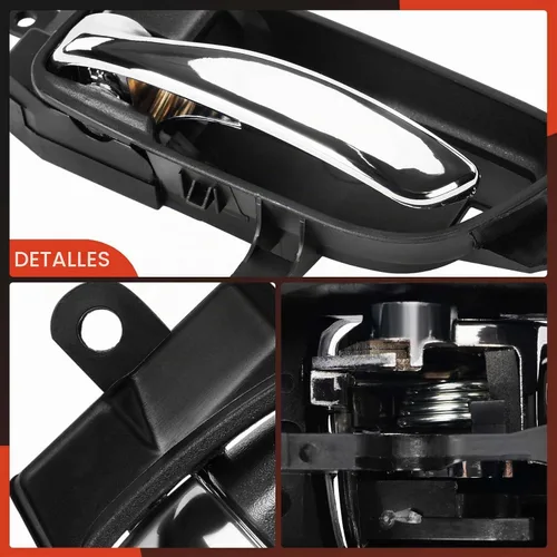 Vista 8 de A-Premium Manija de puerta interior delantera o trasera izquierda del conductor compatible con Nissan Altima 2013-2018, Pathfinder, Armada, Maxima
