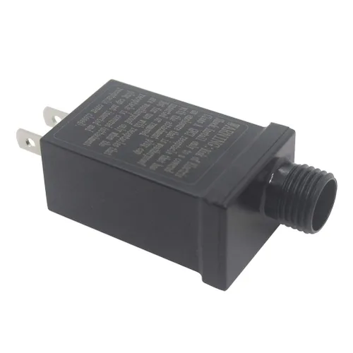 Vista 3 de 12 V 9 W transformador LED de bajo voltaje impermeable IP44 controlador de LED de temporada adaptador de enchufe de EE. UU. para luces de cadena