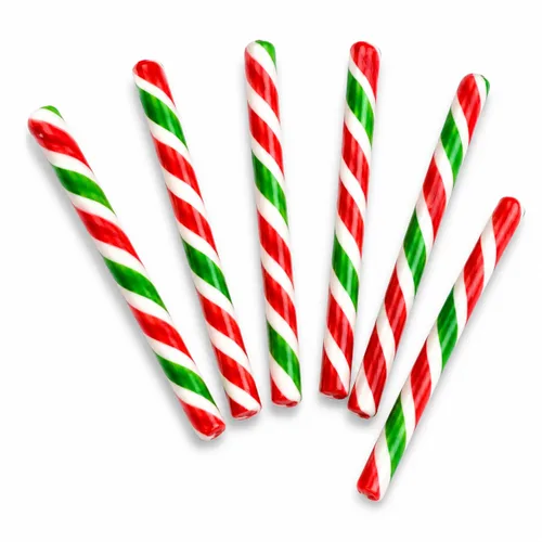 Vista 3 de Fruidles - Piruletas de azúcar navideñas en caña, sabor multicolor a frutas mixtas al estilo tradicional, envueltas individualmente, 5.5 pulgadas