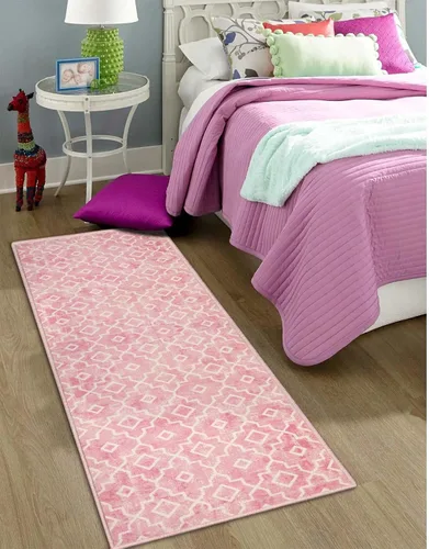 Vista 29 de Moynesa Alfombra marroquí lavable de 2 x 3 pulgadas, pequeña, azul, para cocina, baño, suave, antideslizante, de pelo bajo, moderna, geométrica