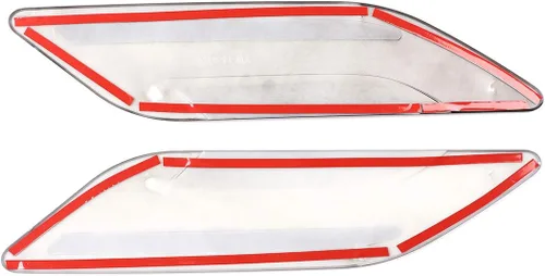 Vista 7 de YIWANG Cubierta cromada ABS para campana de ventilación, listón de aire, 4 piezas para Land Rover Range Rover Evoque (L551) 2019 2020 Accesorios