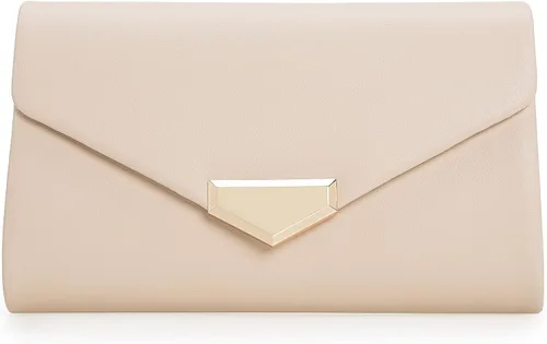 Vista 2 de CHARMING TAILOR Bolso de embrague de PU para mujer, bolso de mano elegante para ocasiones especiales