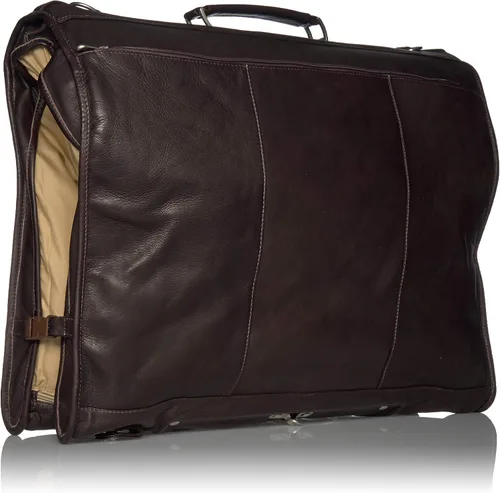 Vista 2 de Piel Leather Bolsa de ropa Elite, Chocolate, Bolsa de ropa Elite