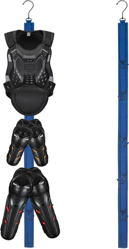 Vista 12 de Estante de secado de hockey, equipo de entrenamiento de hockey, organizador de accesorios de equipo deportivo portátil con 5 ganchos, regalos