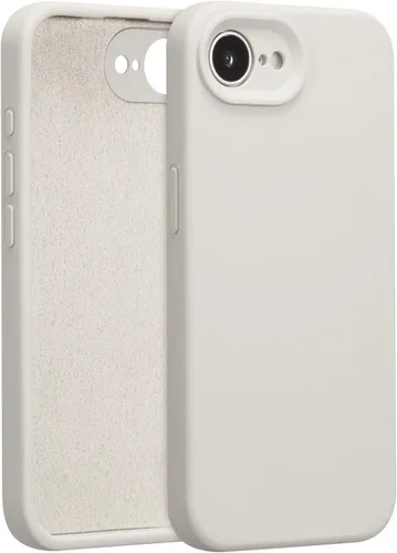 Vista 114 de Funda de silicona para iPhone Air, con [protección completa de la cámara] [forro de microfibra suave antiarañazos], funda de silicona líquida ultra