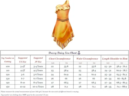 Vista 7 de Dressy Daisy Disfraz de princesa india de Halloween con collar para niñas pequeñas