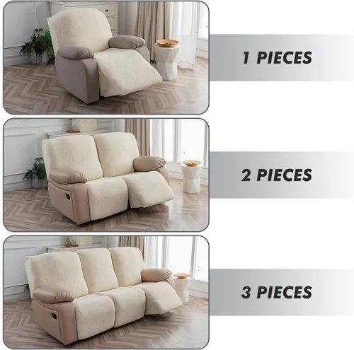 Vista 7 de Funda para Silla Reclinable 100% Impermeable, 1 Pieza Fundas Elásticas para Sofá Reclinable Lavables para Silla Reclinable para Mascotas, Perros