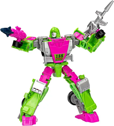 Vista 3 de Transformers Generations Legacy Evolution Deluxe Class Action Figurine G2 Universe Autobot Mirage 5.5 in