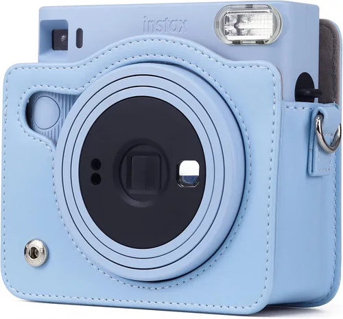 Vista 9 de Rieibi Funda cuadrada SQ1, funda protectora para cámara instantánea Fujifilm Instax Square SQ1, cubierta compacta de piel sintética con correa