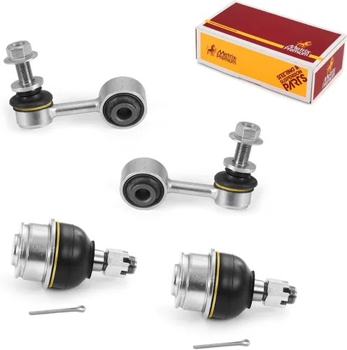 Vista 285 de Metrix Premium Chassis Parts - Juego de 4 piezas de articulación de rótula superior y barra estabilizadora delantera para Ford Ranger RWD 1998-2011