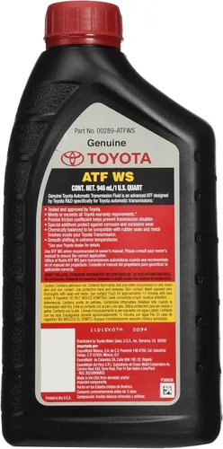 Vista 2 de Líquido genuino de transmisión automática (ATF) Toyota Lexus, 1 cuarto; ATF de estándar mundial WS (4 unidades)