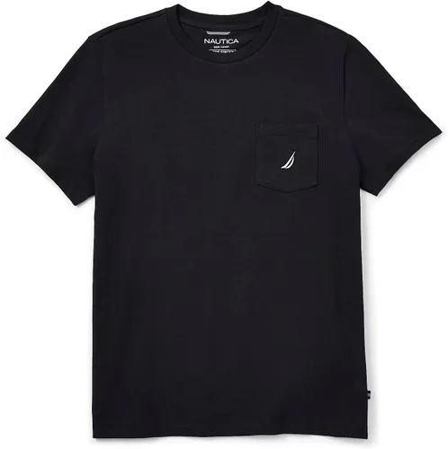 Vista 6 de Nautica Camiseta con bolsillo de ajuste clásico para hombre