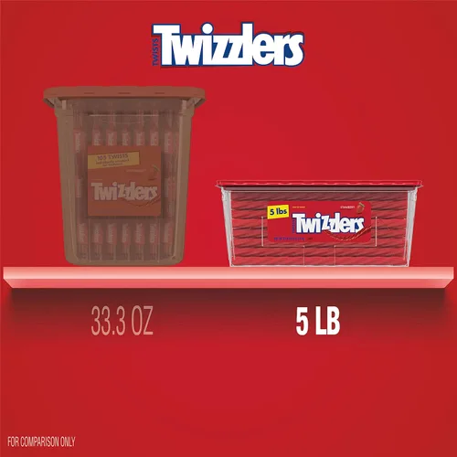 Vista 4 de TWIZZLERS Caramelo de realiz para Halloween, sabor fresa, 22 libras
