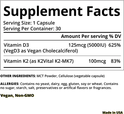 Vista 3 de Magtein Paquete de L-treonato de magnesio y vitamina D3 K2