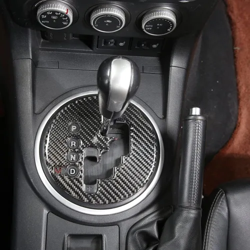 Vista 6 de Adhesivos de fibra de carbono suave para engranajes de control de automóvil, cubierta protectora para moldura de marco, marco de engranajes
