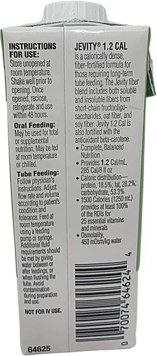 Vista 3 de Jevity Nutrición alta en proteínas de 1.2 Cal con mezcla de fibra patentada, lista para usar, 8 onzas líquidas (paquete de 24)